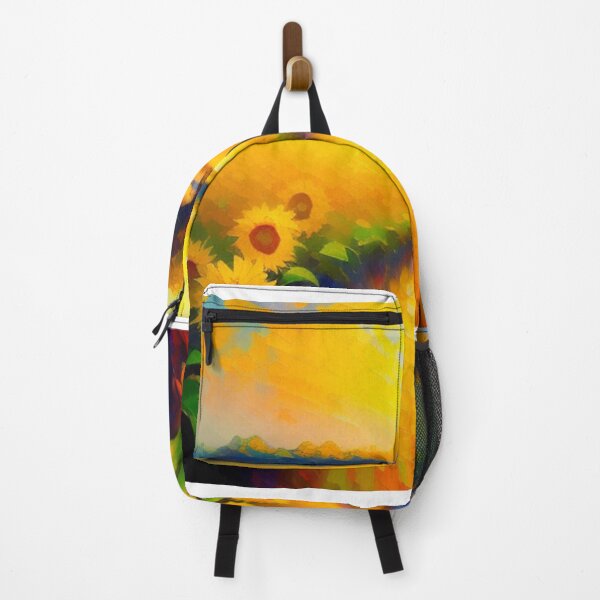 Item preview, Sunflower field impressionist style designed and sold by osiantis.