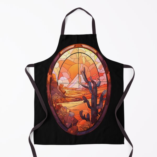 Item preview, Desert scape stained glass- Rustic designed and sold by octoboobs.