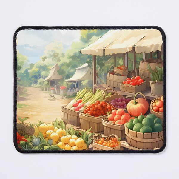 Item preview, Watercolor Wanderlust: The Lively Farmer's Market designed and sold by Shirtastically.