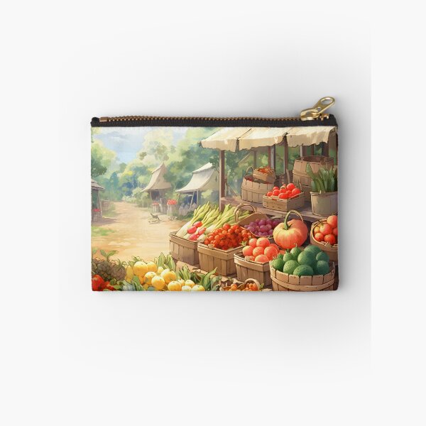 Item preview, Watercolor Wanderlust: The Lively Farmer's Market designed and sold by Shirtastically.