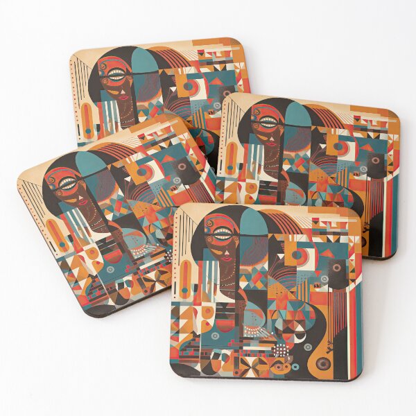 Item preview, African Style Bauhaus Design designed and sold by ArtificialGenes.