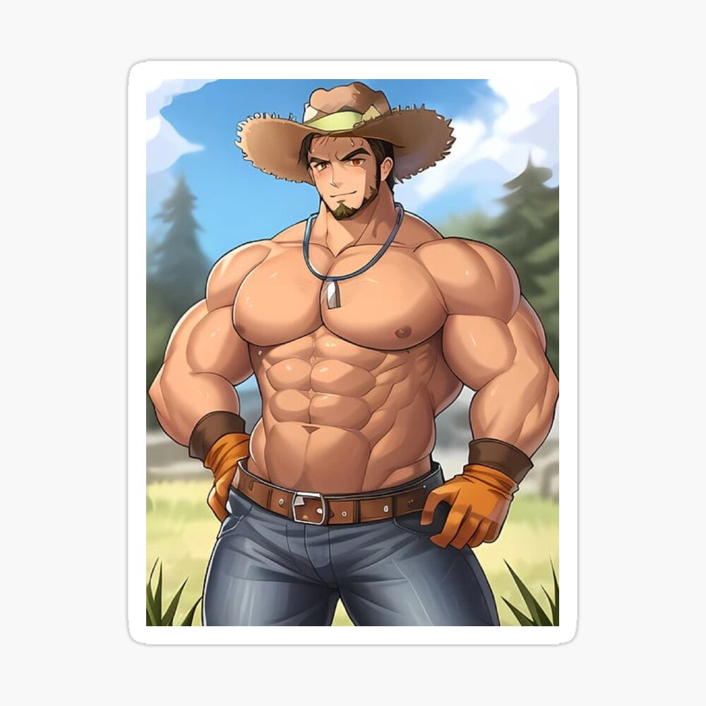 Shirtless Anime Dad (AI Generated)