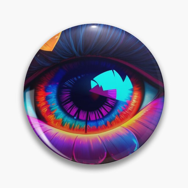 Item preview, Neon art flower eye 2 designed and sold by Exilyos-Arts.