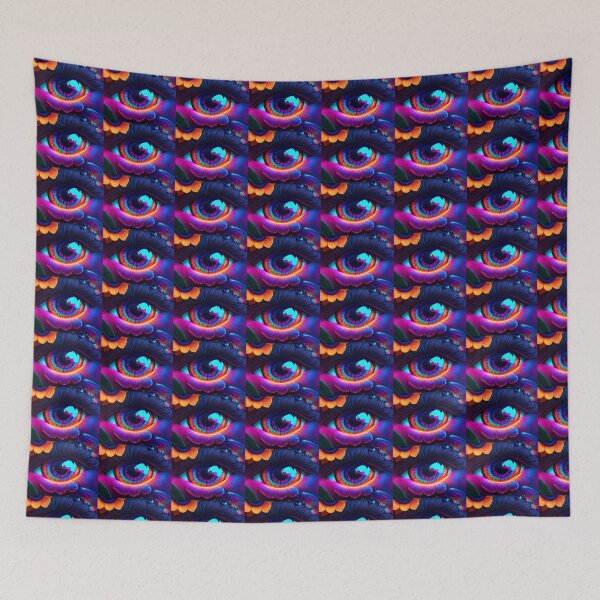 Item preview, Neon art flower eye 2 designed and sold by Exilyos-Arts.