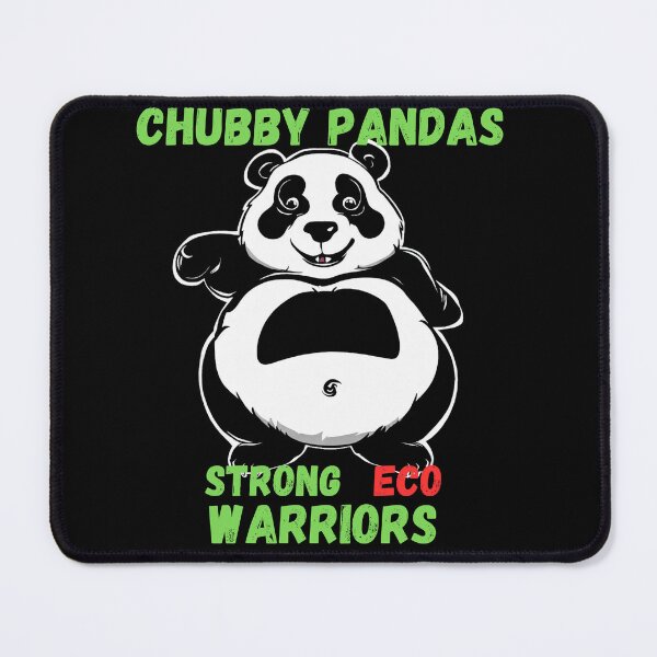 Item preview, Chubby Panda - Strong Eco Warriors designed and sold by rayo-art.