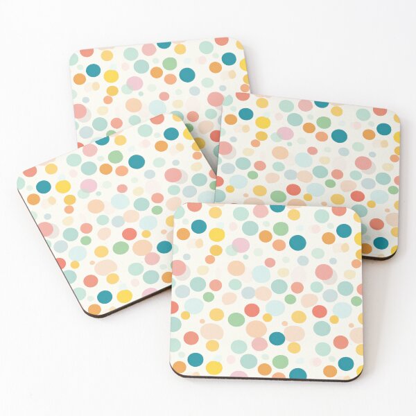 Item preview, colourful polka dots pattern - Pois Dots Colourful Pattern designed and sold by Sara_Design.