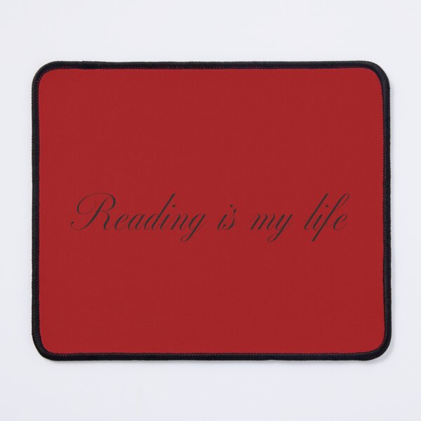 Item preview, Reading is my life - Red Background designed and sold by Daniel-DL.