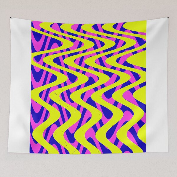 Item preview, Yellow zigzag lines on a contrasting background designed and sold by Ivicaartist.