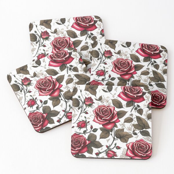 Item preview, Beautiful pattern of red roses designed and sold by Chafes.