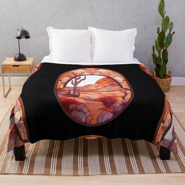 Item preview, Desert scape stained glass 2- Rustic designed and sold by octoboobs.