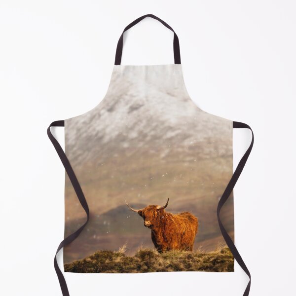 Item preview, A Ginger Highland Cow in Winter Wonderland designed and sold by TMcG72.