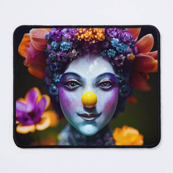 Item preview, Fantasias Smile - Enchanted She Clown Portrait designed and sold by EmeraldeaArt.