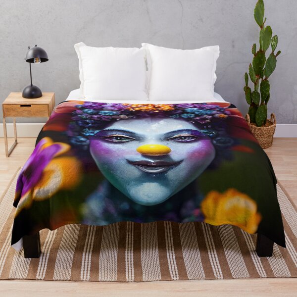 Item preview, Fantasias Smile - Enchanted She Clown Portrait designed and sold by EmeraldeaArt.