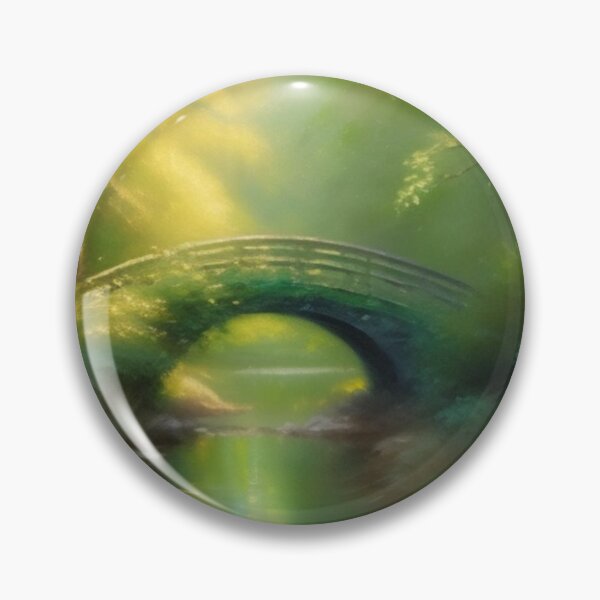 Item preview, Enchanted forest bridge over river designed and sold by osiantis.