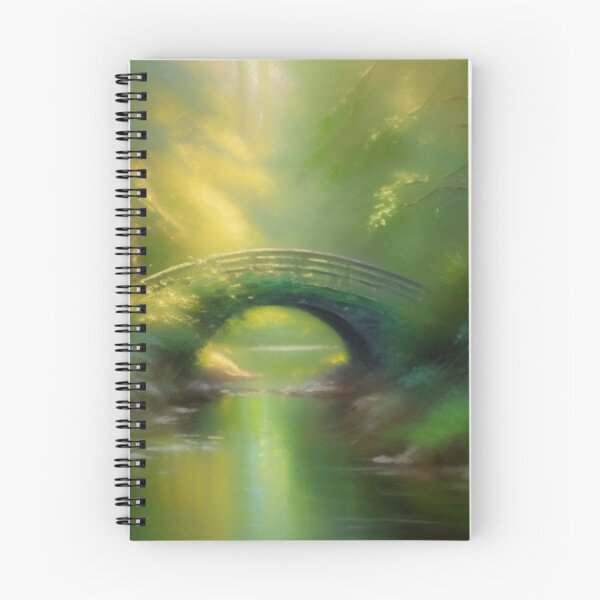 Item preview, Enchanted forest bridge over river designed and sold by osiantis.