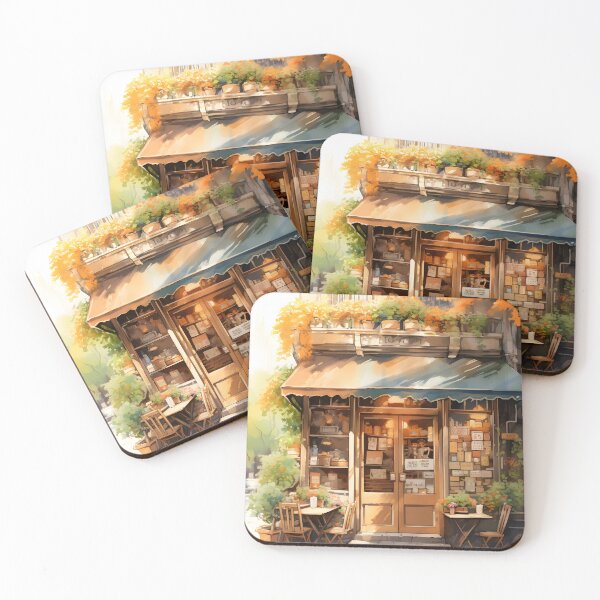 Item preview, Coffee Shop Comfort: A Watercolor Wonder designed and sold by Shirtastically.