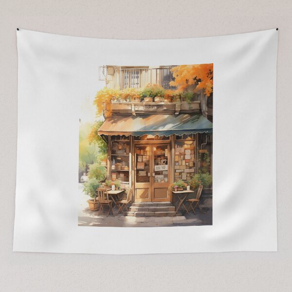 Item preview, Coffee Shop Comfort: A Watercolor Wonder designed and sold by Shirtastically.