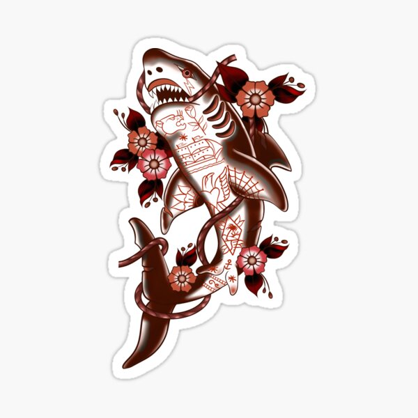 Fishing Tattoo Stickers for Sale, Free US Shipping