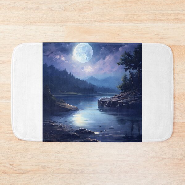 Item preview, Lake Luminosity: Serene Watercolor Scene designed and sold by Shirtastically.