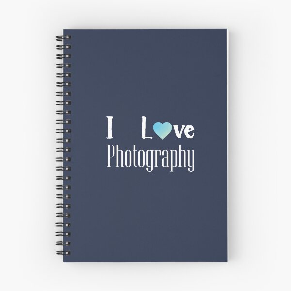 Item preview, I Love Photography - Navy Blue Background designed and sold by Daniel-DL.