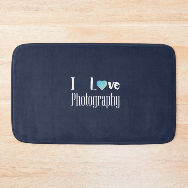 Item preview, I Love Photography - Navy Blue Background designed and sold by Daniel-DL.