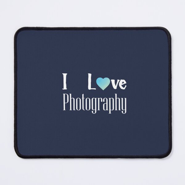 Item preview, I Love Photography - Navy Blue Background designed and sold by Daniel-DL.