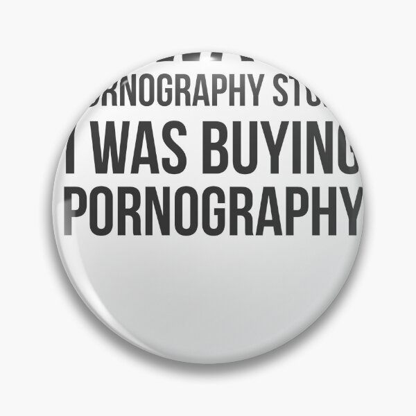 Item preview, I Was Buying Pornography designed and sold by QuotingCool.