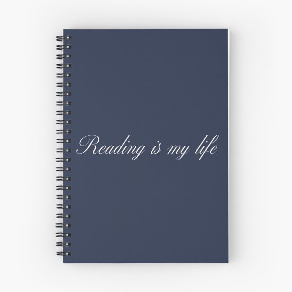 Item preview, Reading is my life - Navy Blue Background designed and sold by Daniel-DL.