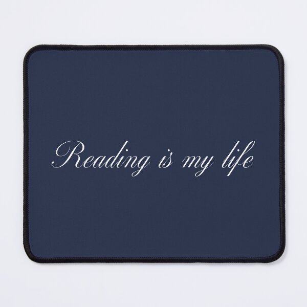 Item preview, Reading is my life - Navy Blue Background designed and sold by Daniel-DL.