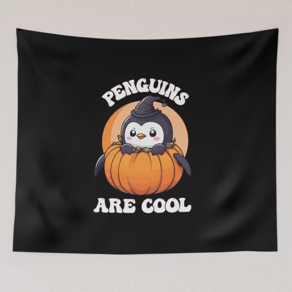 Item preview, Cute Penguin in Halloween Pumpkin - Penguins Are Cool designed and sold by Ridaelb.
