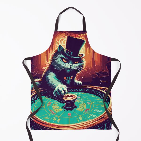Item preview, Cat roulette gambling meme designed and sold by TomFrontierArt.