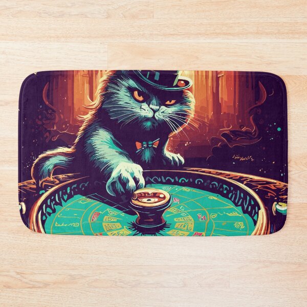 Item preview, Cat roulette gambling meme designed and sold by TomFrontierArt.