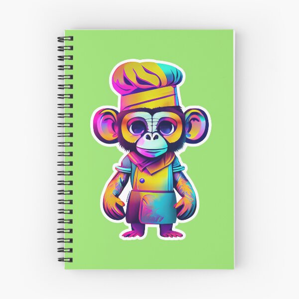 Item preview, Chef Monkey - New School Style - Character Collection designed and sold by monkeybusiness.pt.
