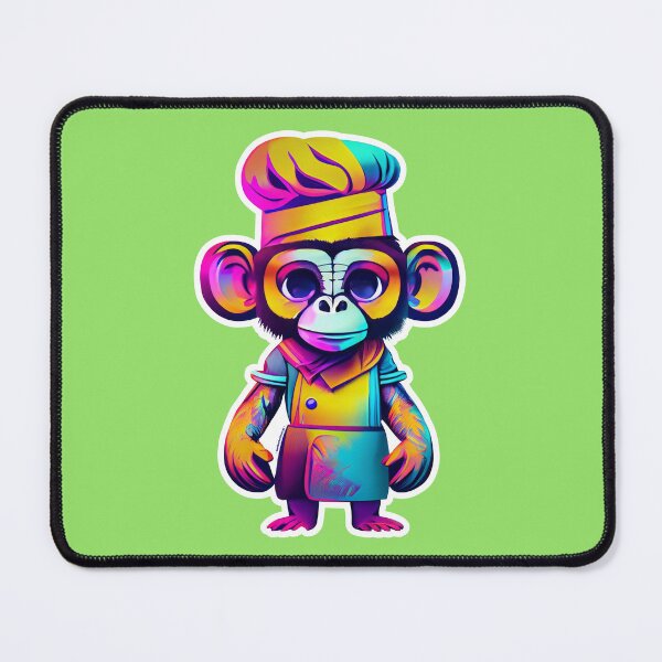 Item preview, Chef Monkey - New School Style - Character Collection designed and sold by monkeybusiness.pt.