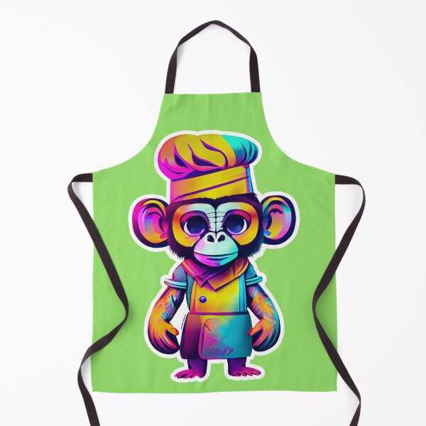 Item preview, Chef Monkey - New School Style - Character Collection designed and sold by monkeybusiness.pt.
