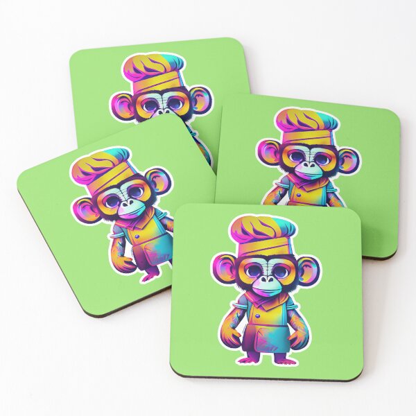 Item preview, Chef Monkey - New School Style - Character Collection designed and sold by monkeybusiness.pt.