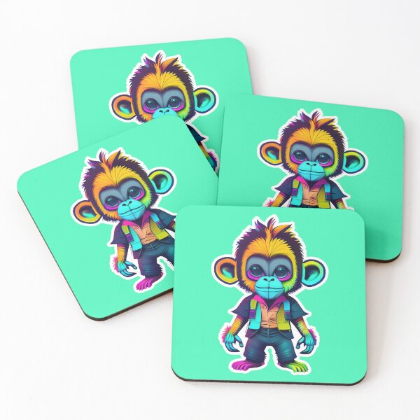 Item preview, School Monkey - New School Style - Character Collection designed and sold by monkeybusiness.pt.