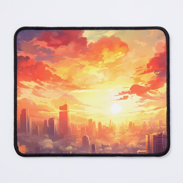 Item preview, Watercolor Wonders: A Bustling Skyline at Sunset designed and sold by Shirtastically.
