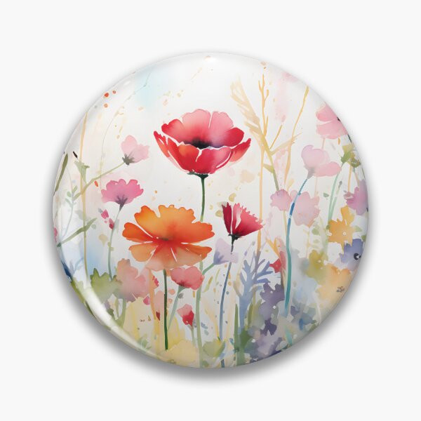 Item preview, Meadow Magic: A Watercolor Rendering of Spring Wildflowers designed and sold by Shirtastically.