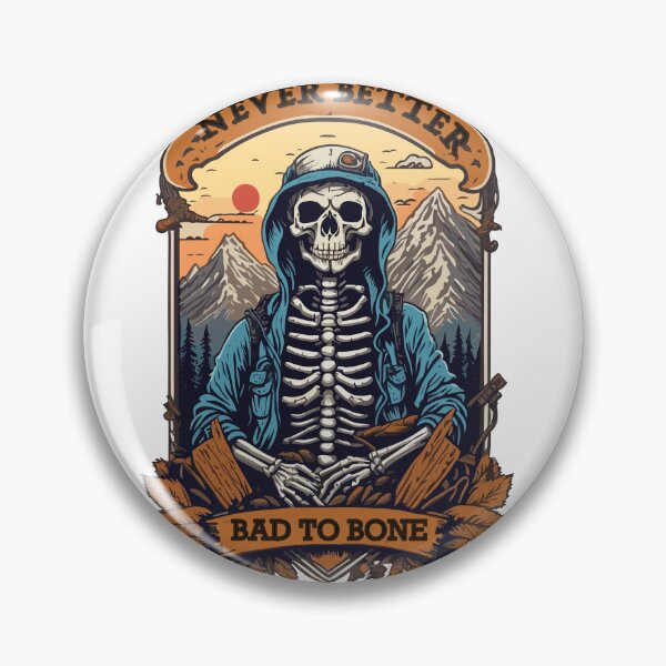 Artikelvorschau, Never Better Skeleton Skull Halloween Vintage Retro style Classic T-Shirt Essential T-Shirt entworfen und verkauft von JiraVibes.