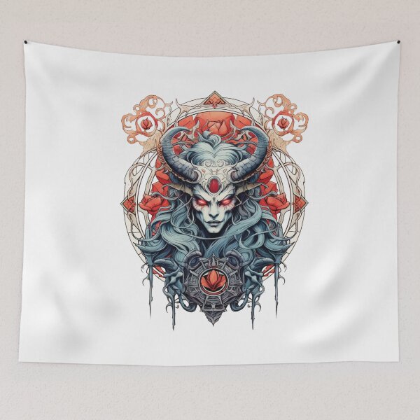 Item preview, Devil Tarot Art designed and sold by MendaciousMina.