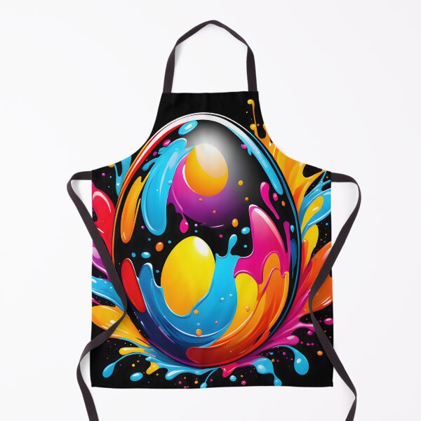Item preview, "Double Egg Splash: A Colorful Vector Art Illustration of a Puppy's Playful Head" designed and sold by Best-Art-32.