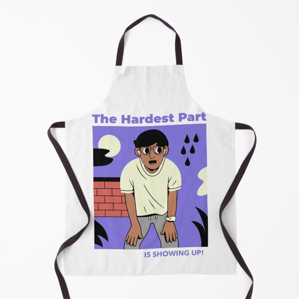 Item preview, The Hardest Part is Showing Up! designed and sold by QTR Designs.