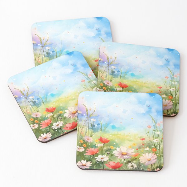 Item preview, Watercolor Whispers: A Spring Meadow with Wildflowers designed and sold by Shirtastically.