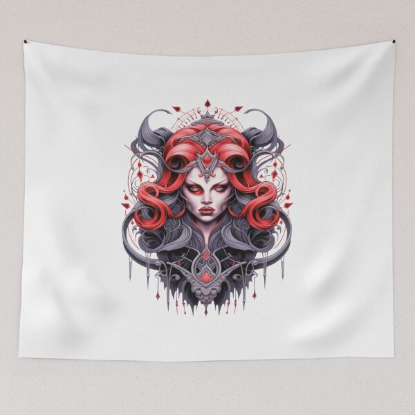 Item preview, Devil Tarot Art designed and sold by MendaciousMina.
