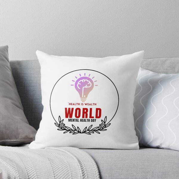 Item preview, World mental health day, health is wealth, Live healthy life  designed and sold by Sonisha.