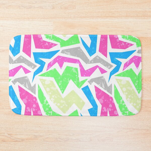 Item preview, Abstract bright geometric seamless pattern print designed and sold by fuzzyfox.
