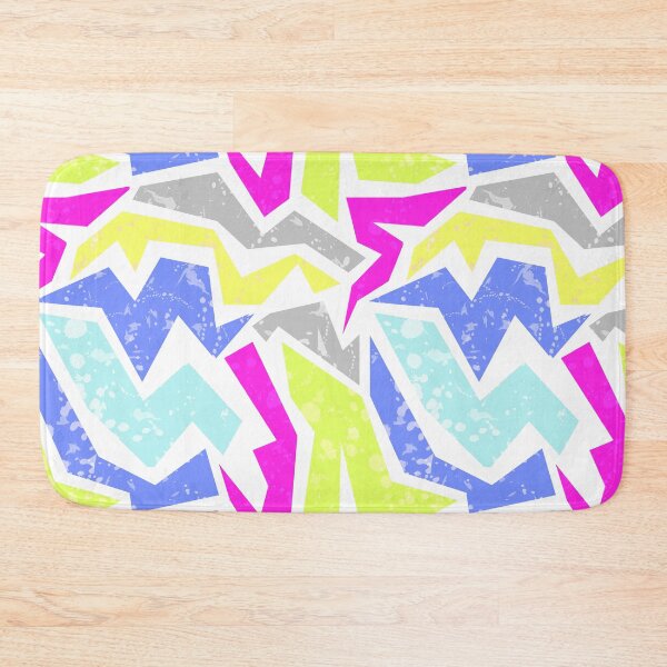 Item preview, Abstract bright geometric seamless pattern print designed and sold by fuzzyfox.