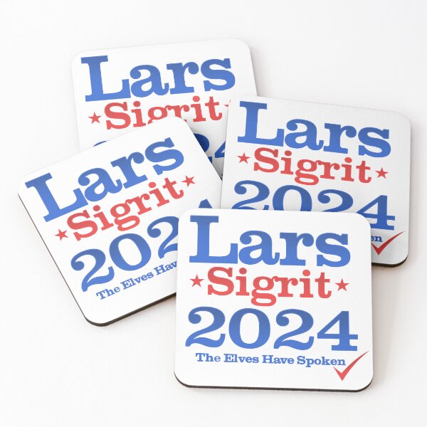 Item preview, Lars and Sigrit for President 2024 designed and sold by Nerd Shizzle.