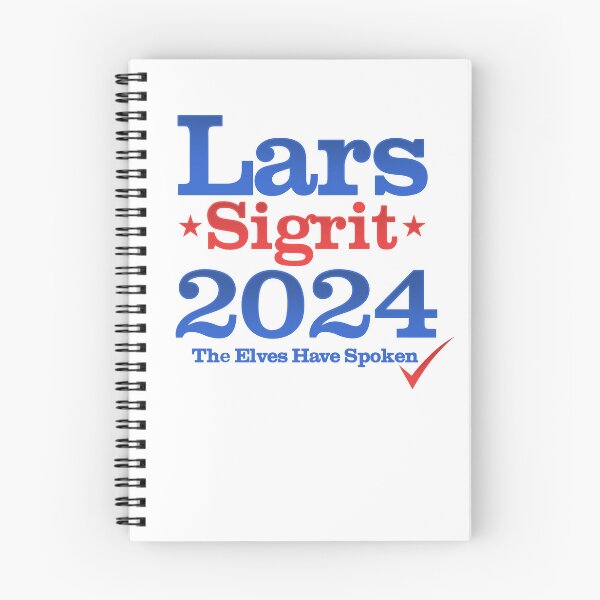 Item preview, Lars and Sigrit for President 2024 designed and sold by Nerd Shizzle.